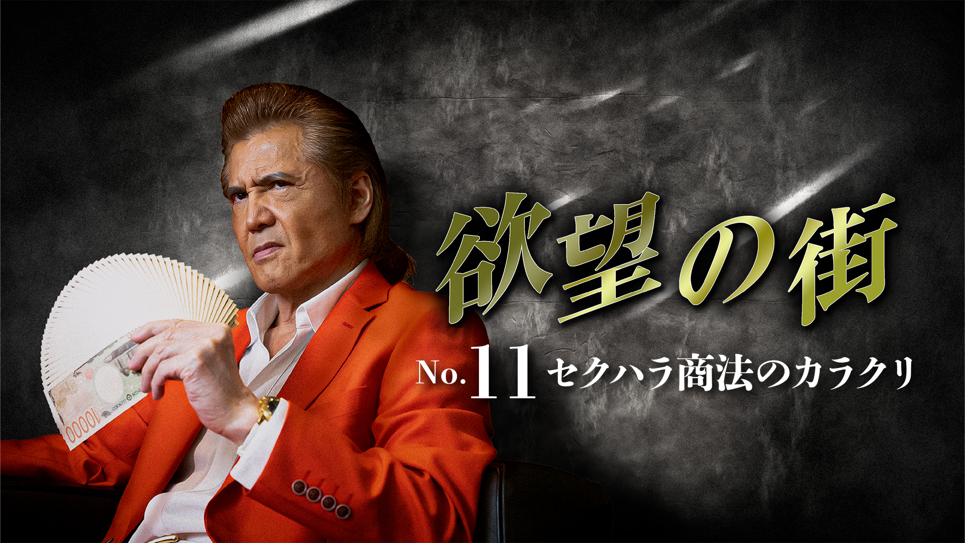 田中孝史 2月28日配信開始予定のU-NEXT「欲望の街」第11話に出演してい